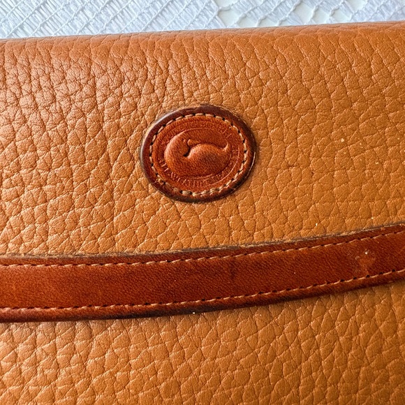Dooney & Bourke Vintage Brown Leather Kiss Lock Wallet 🦆🤎 - Picture 2 of 7